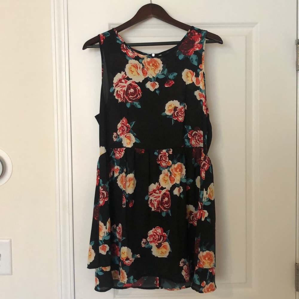 Forever 21 floral skater dress